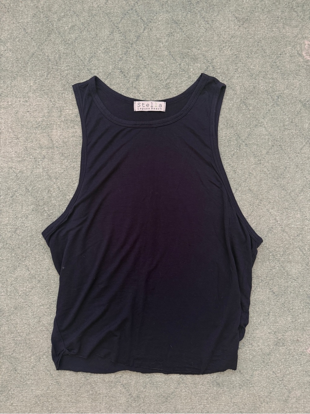 Stella Laguna Beach navy blue tank top